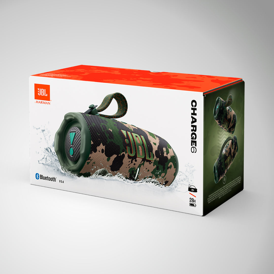 Parlante Bluetooth portátil JBL Charge 6 Purple Squad - Achorao