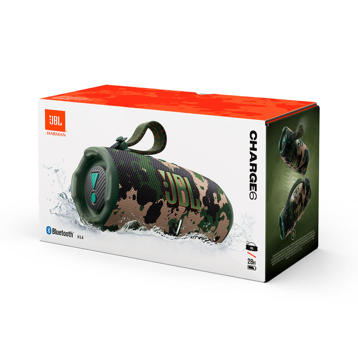 Parlante Bluetooth portátil JBL Charge 6 Purple Squad - Achorao