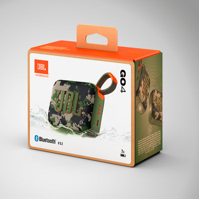Parlante portátil JBL Bluetooth GO 4 Resistente al polvo y agua Squat - Achorao