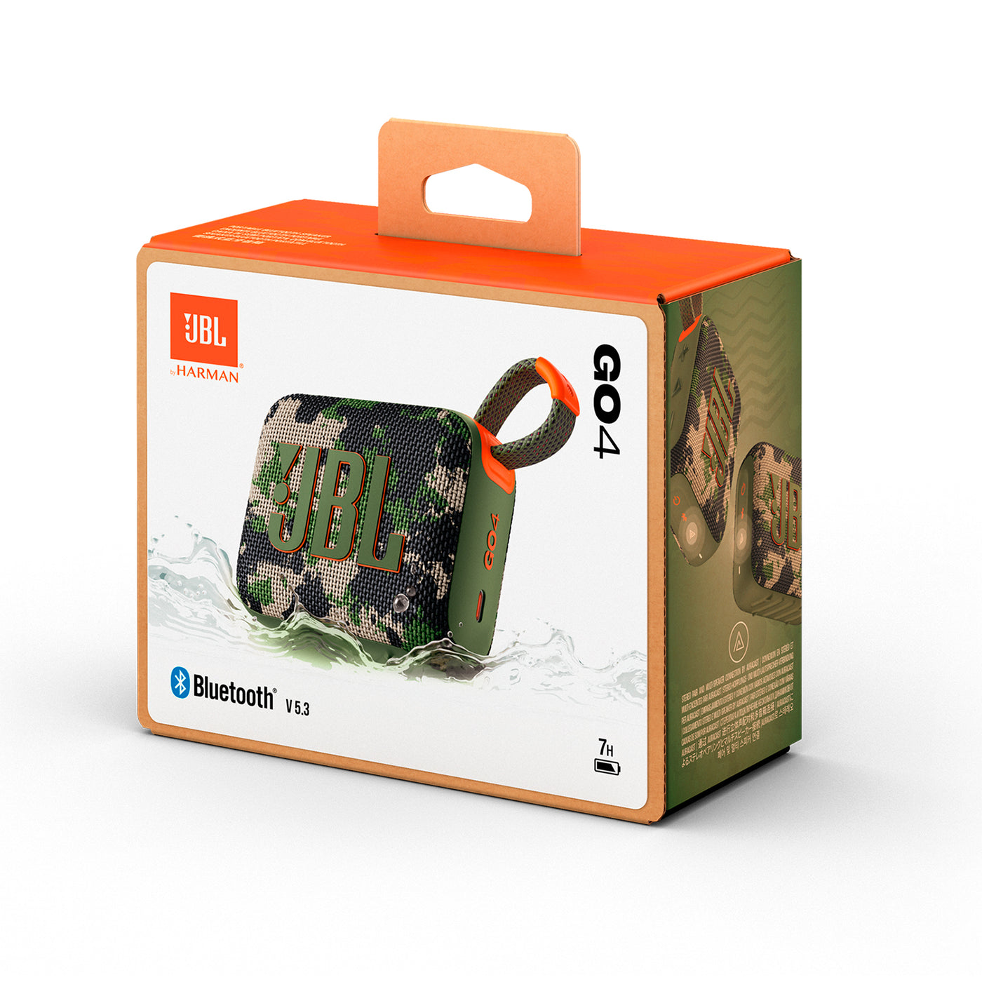 Parlante portátil JBL Bluetooth GO 4 Resistente al polvo y agua Squat - Achorao