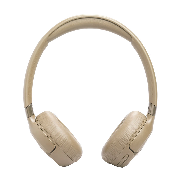 Audífonos inalámbricos JBL Tune 680NC beige con cancelación de ruido adaptativa