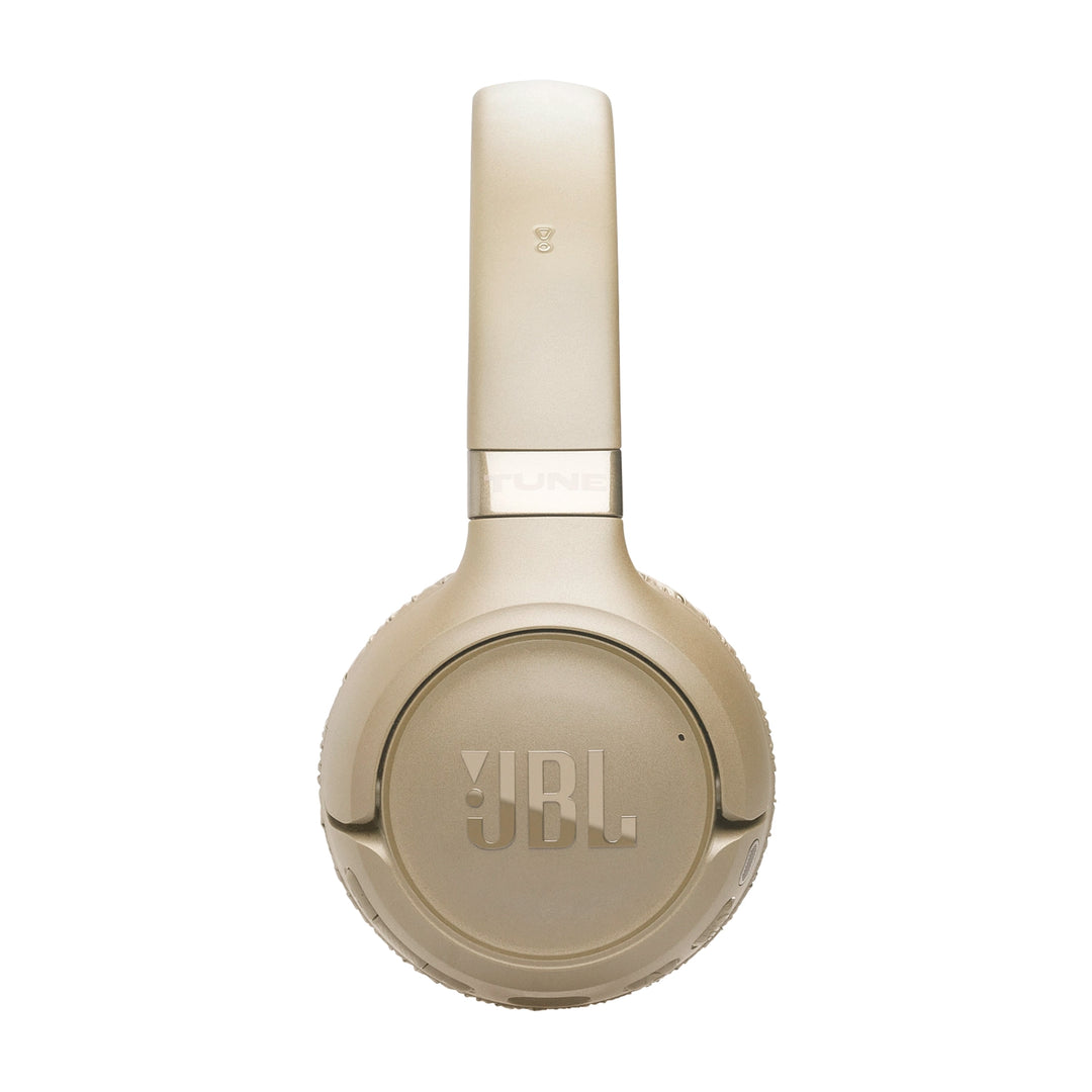 Audífonos inalámbricos JBL Tune 680NC beige con cancelación de ruido adaptativa