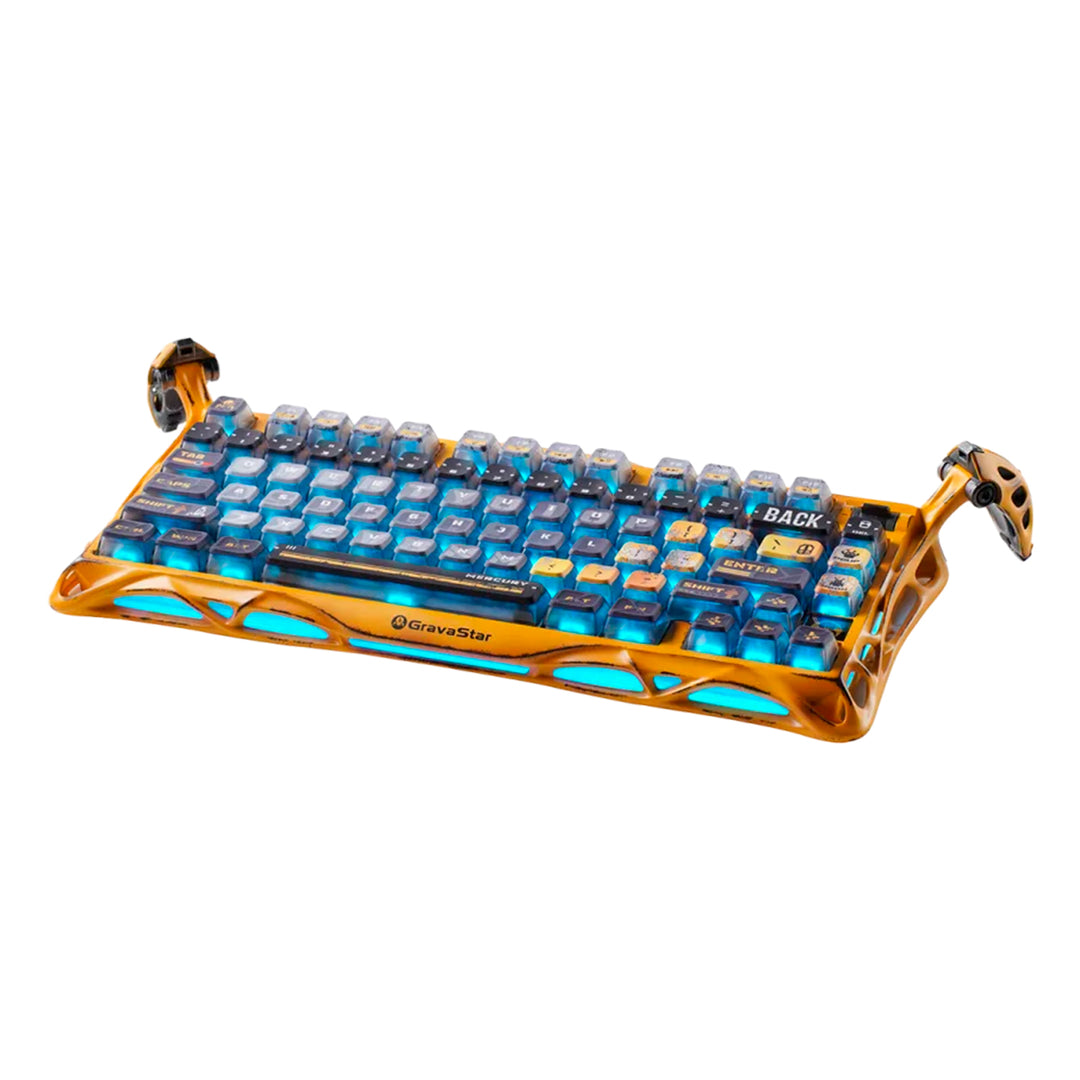 Teclado mecánico gamer Gravastar Mercury K1 Pro, inalámbrico - Achorao