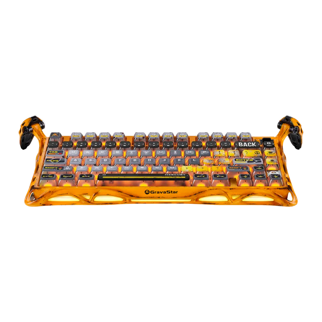 Teclado mecánico gamer Gravastar Mercury K1 Pro, inalámbrico - Achorao