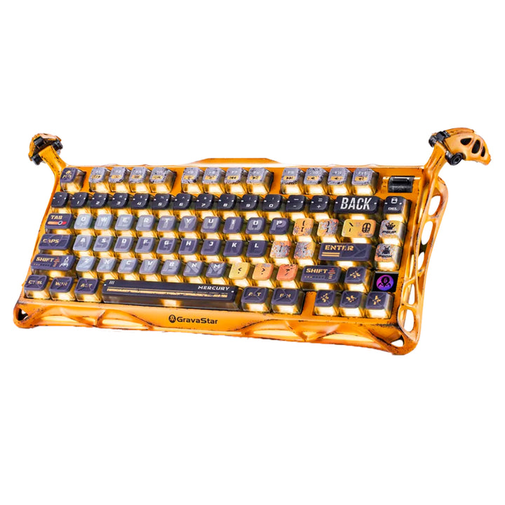 Teclado mecánico gamer Gravastar Mercury K1 Pro, inalámbrico - Achorao