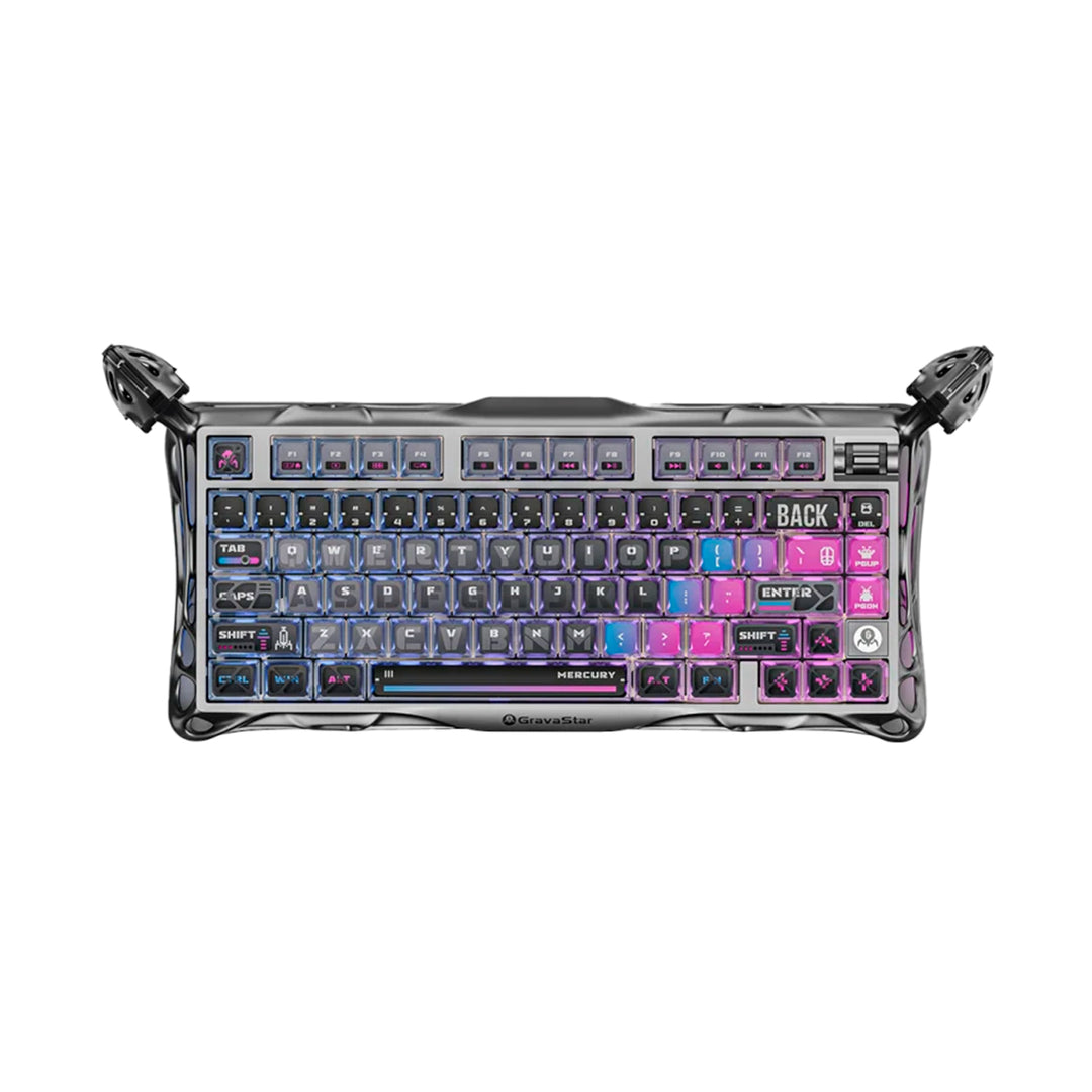 Teclado mecánico gamer Gravastar Mercury K1 Pro, inalámbrico - Achorao