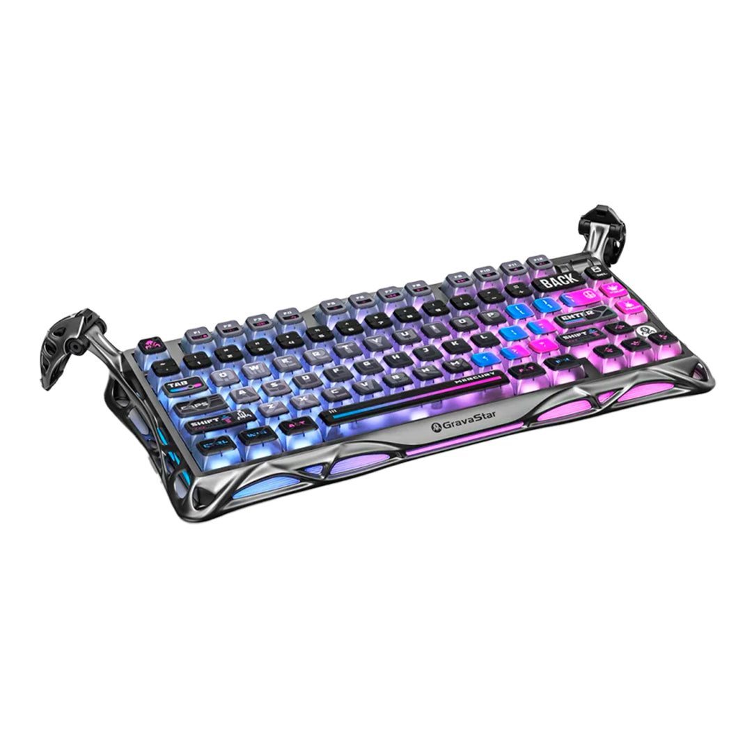Teclado mecánico gamer Gravastar Mercury K1 Pro, inalámbrico - Achorao