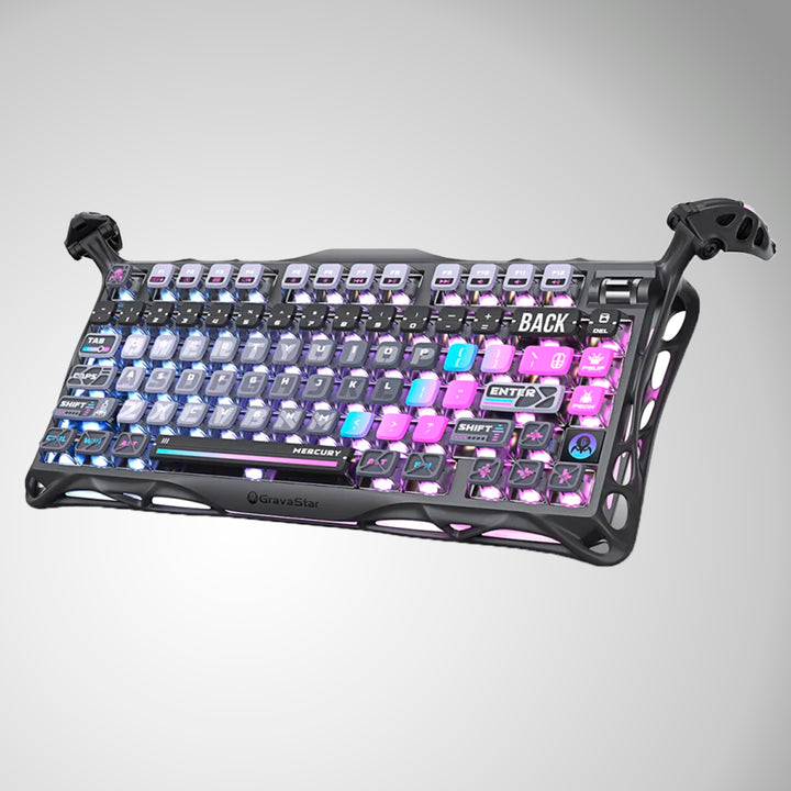 Teclado mecánico gamer Gravastar Mercury K1 Pro, inalámbrico - Achorao