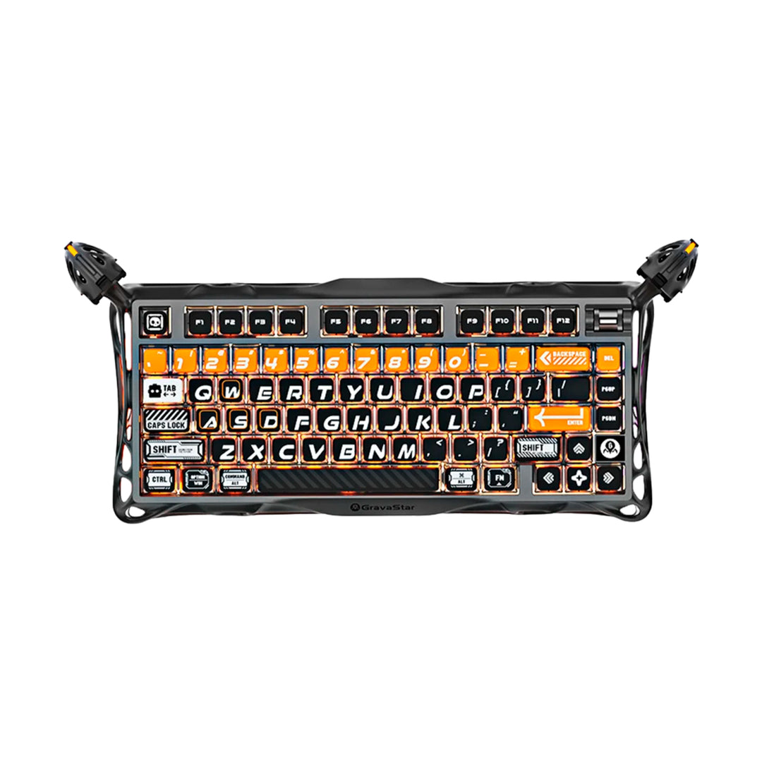 Teclado mecánico gamer Gravastar Mercury K1 Pro, inalámbrico - Achorao