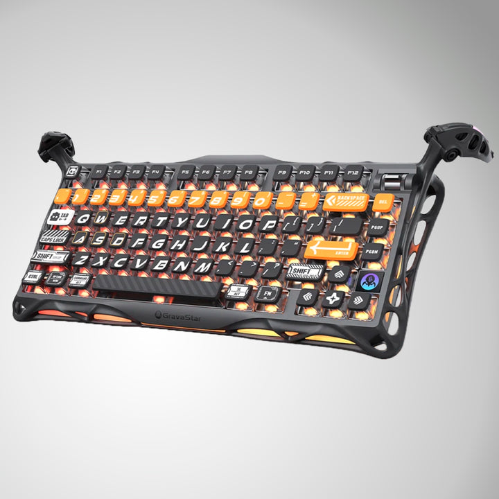 Teclado mecánico gamer Gravastar Mercury K1 Pro, inalámbrico - Achorao