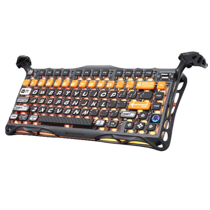 Teclado mecánico gamer Gravastar Mercury K1 Pro, inalámbrico - Achorao