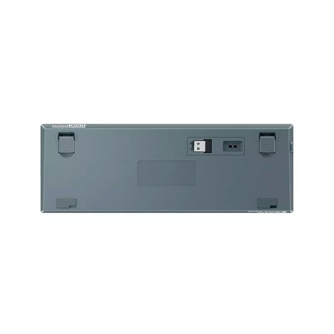 Teclado mecánico gamer MACHENIKE K500-B61W Español, Switch Rojo