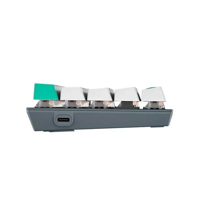 Teclado mecánico gamer MACHENIKE K500-B61W Español, Switch Rojo