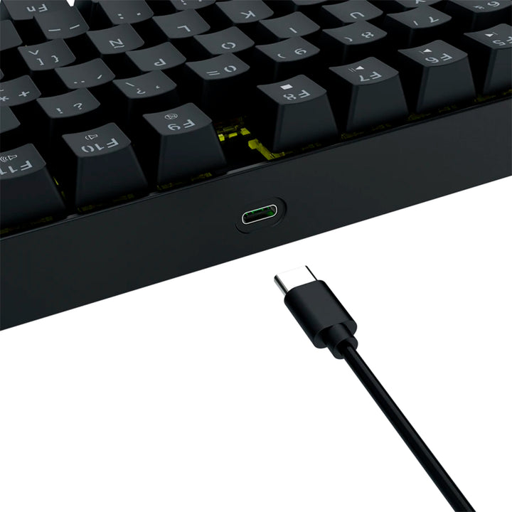 Teclado mecánico gamer Redragon Kumara K552HE Cableado Español Black - Magnetic Switch