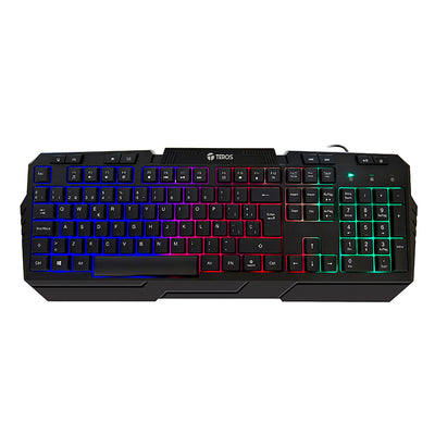 Kit Gamer TEROS TE-4063N, 4 en 1, Teclado + Mouse + Headset + Mousepad - Achorao
