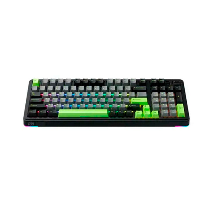 Teclado mecánico gamer MACHENIKE KG98 Black, Silver Switch