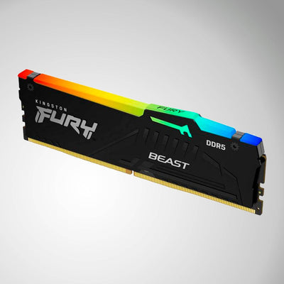 Memoria RAM Kingston Fury Beast 8GB/16GB DDR5-5600MHz RGB - Achorao