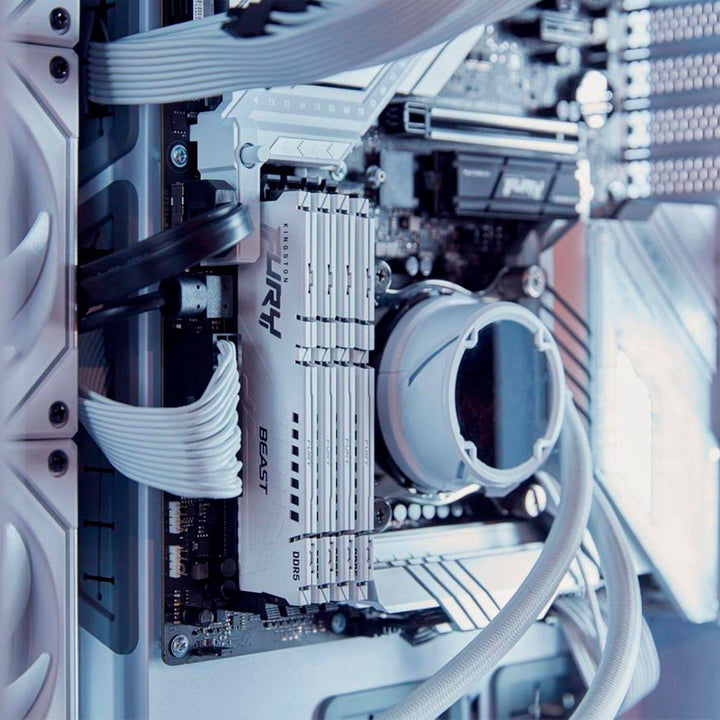 Memoria DIMM Kingston FURY Beast White EXPO, 16GB DDR5-5200MHz - Achorao