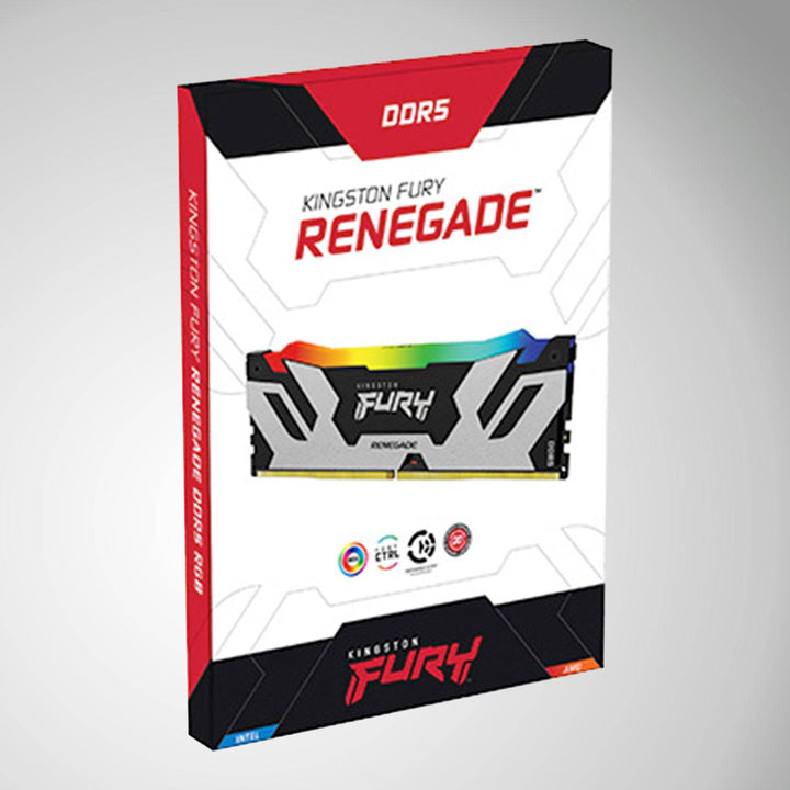 Memoria Kingston Fury Renegade 32GB DDR5-6000MHz PC5-48000, CL32, 1.35V 288-Pin, RGB, DIMM - Achorao