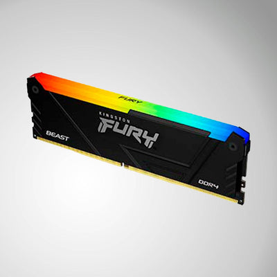 Memoria RAM Kingston Fury Beast 16GB DDR4 3200MHZ RGB - Achorao