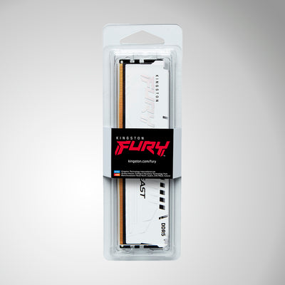 Memoria RAM KINGSTON Fury Beast, 16gb DDR5 - 5200mhz White NON-ECC - Achorao