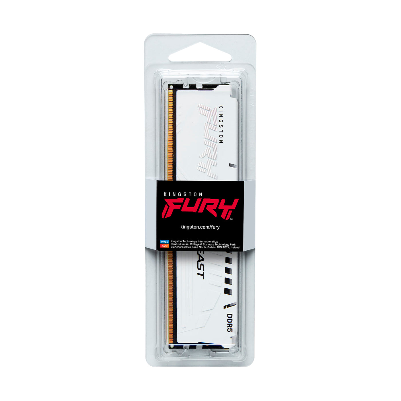 Memoria RAM KINGSTON Fury Beast, 16gb DDR5 - 5200mhz White NON-ECC - Achorao