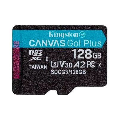 Memoria Flash microSD Kingston Canvas GO¡ Plus, 128GB con adaptador SD - Achorao