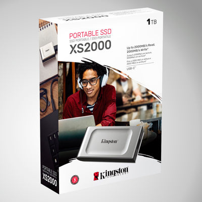 Unidad de estado sólido externo KINGSTON XS2000 1TB/2TB/4TB USB 3.2 - Achorao