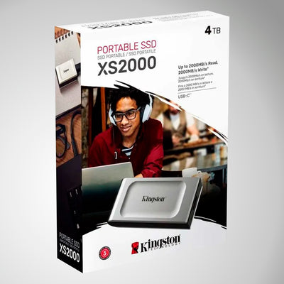 Unidad de estado sólido externo KINGSTON XS2000 1TB/2TB/4TB USB 3.2 - Achorao