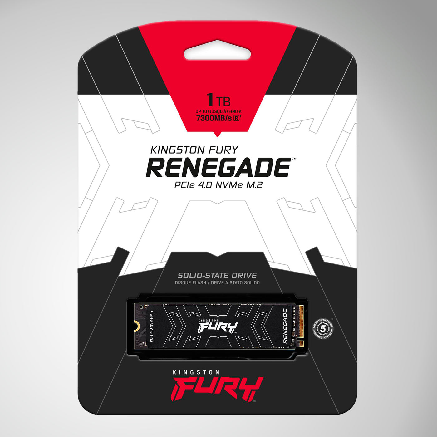 Unidad de estado sólido M.2 Kingston FURY Renegade PCIe 4.0 NVMe M.2 SSD - Achorao