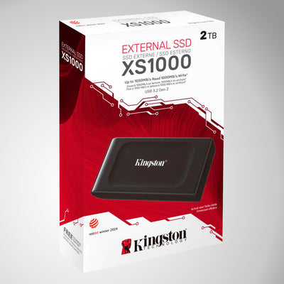 Unidad en estado sólido externa Kingston XS1000, 1TB/2TB, USB 3.2 Gen 2 Tipo-C - Achorao