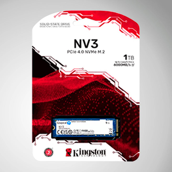 Unidad en estado solido Kingston 500GB/1000GB NV3 PCIe 4.0 NVMe M.2 SSD - Achorao