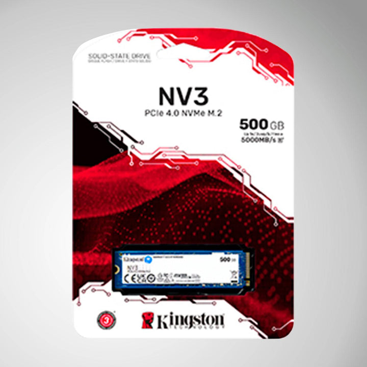 Unidad en estado solido Kingston 500GB/1000GB NV3 PCIe 4.0 NVMe M.2 SSD - Achorao
