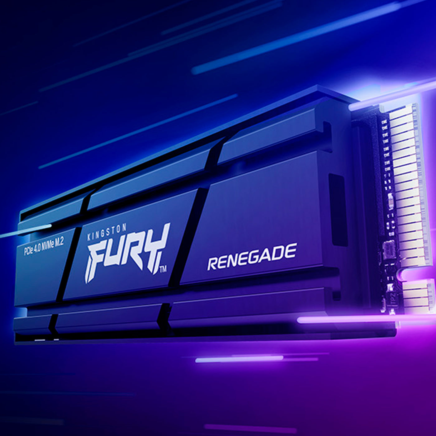 Unidad de estado sólido M.2 Kingston FURY Renegade PCIe 4.0 X4 NVMe M.2 SSD con disipador - Achorao