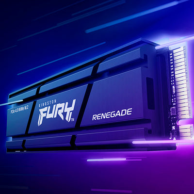 Unidad de estado sólido M.2 Kingston FURY Renegade PCIe 4.0 X4 NVMe M.2 SSD con disipador - Achorao