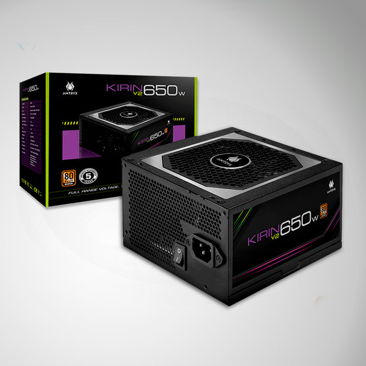 Fuente de poder Antryx Kirin V2 650W -80 Plus Bronze - Achorao