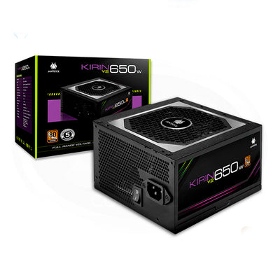 Fuente de poder Antryx Kirin V2 650W -80 Plus Bronze - Achorao