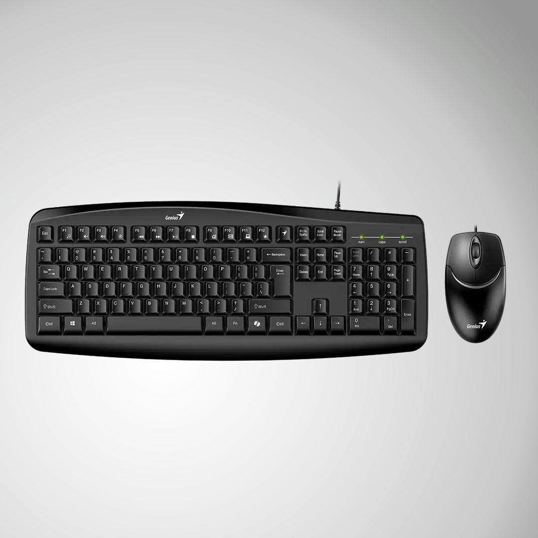 Combo teclado y mouse Genius Smart KM-200, USB, tecla Copilot AI, layout SP - Achorao