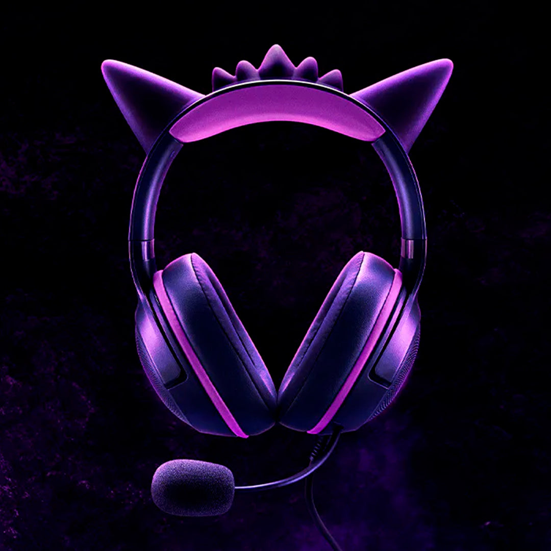 Audifonos Gamer Razer Kraken Kitty V2 USB Headset - Pokemon Gengar Edition - Achorao