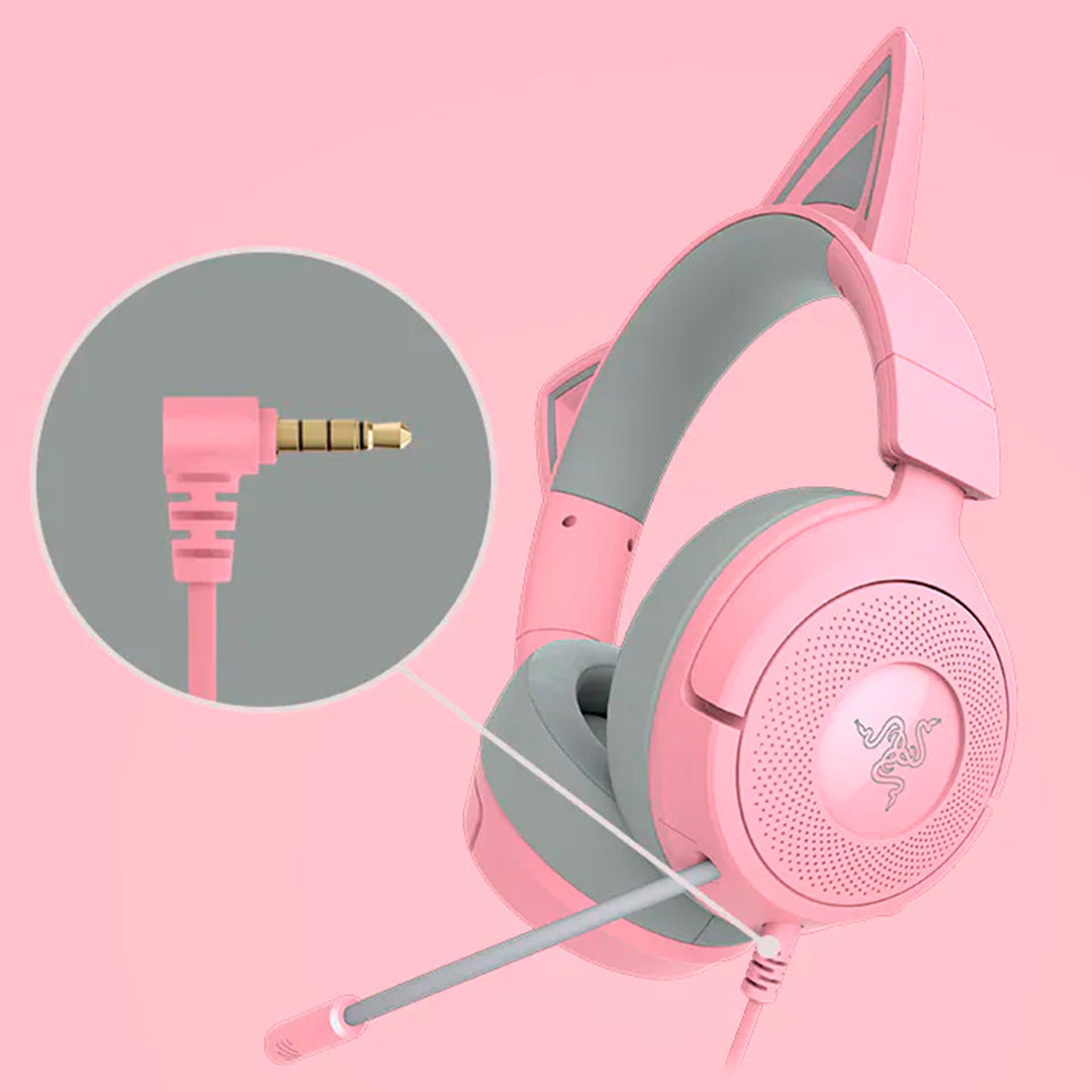 Audifonos Gamer Razer Kraken Kitty V3 X Wired Kitty - Achorao