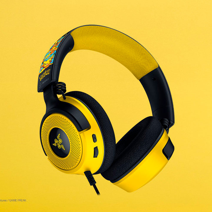 Audífono con micrófono Razer Kraken V4 X USB Pokemon Edition - Achorao