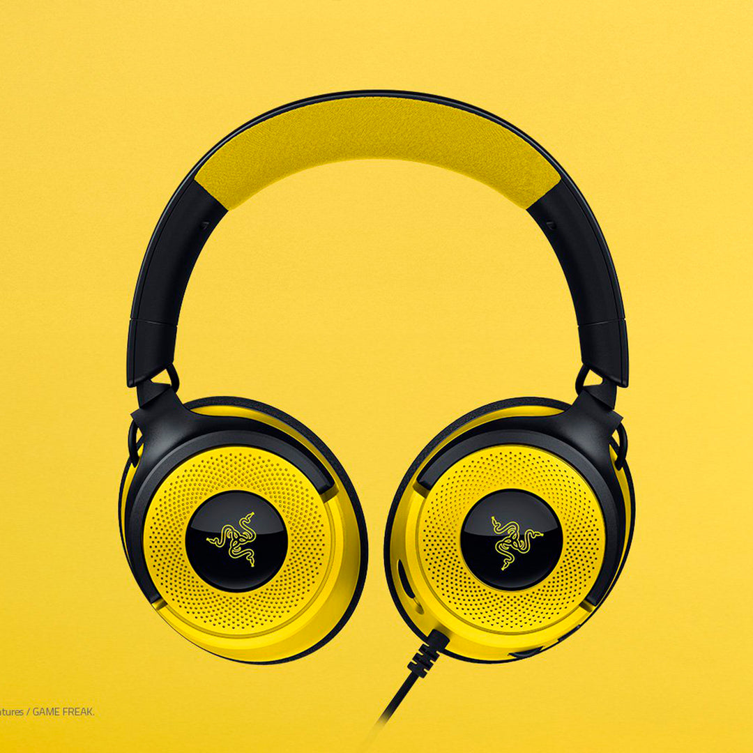 Audífono con micrófono Razer Kraken V4 X USB Pokemon Edition - Achorao