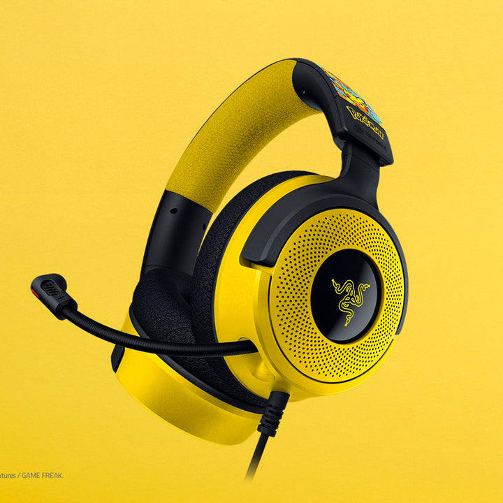 Audífono con micrófono Razer Kraken V4 X USB Pokemon Edition - Achorao