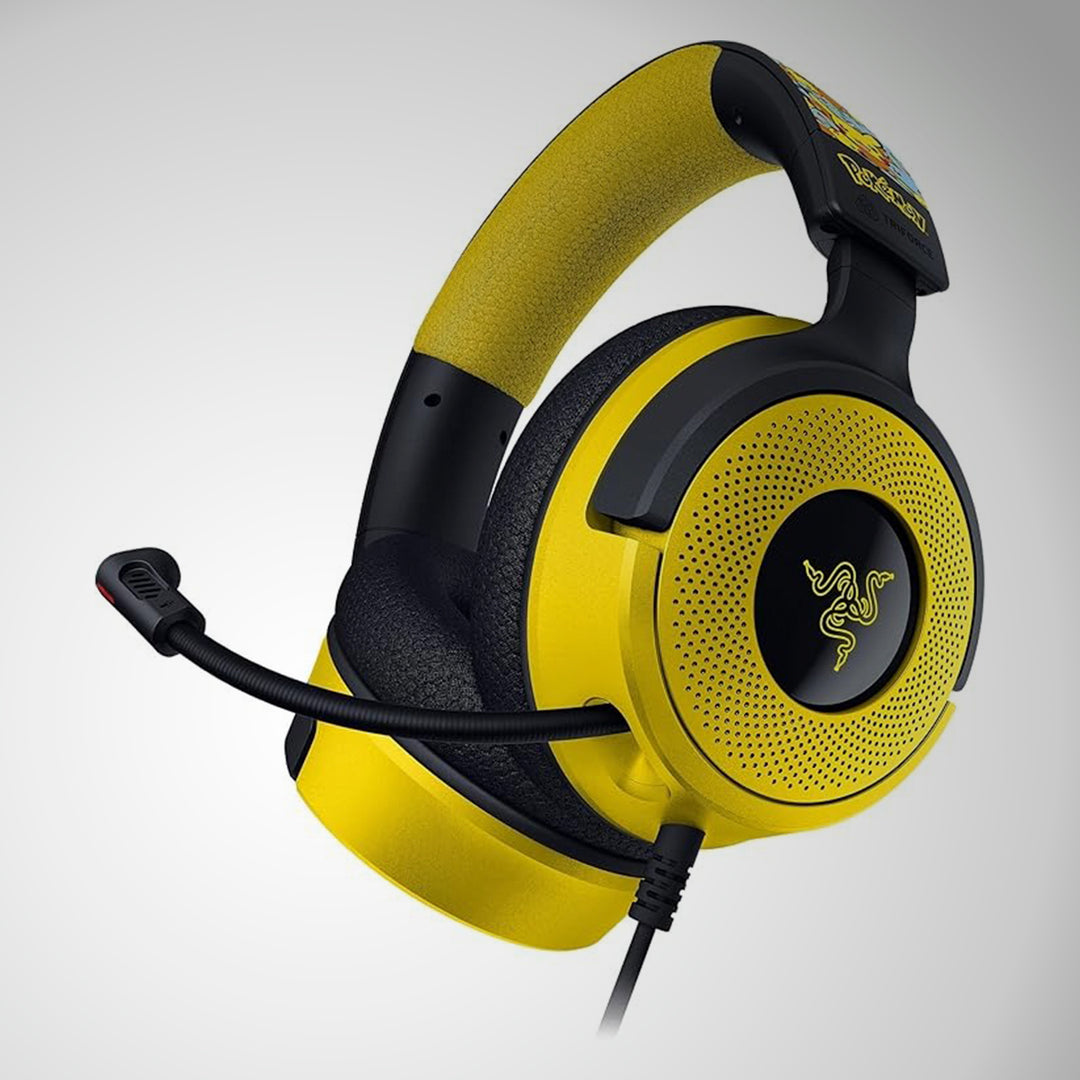 Audífono con micrófono Razer Kraken V4 X USB Pokemon Edition - Achorao