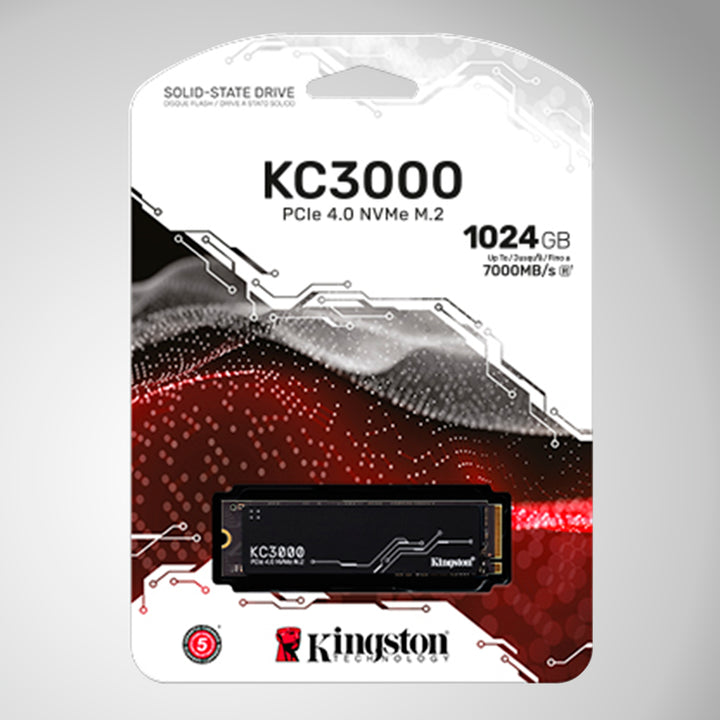 Unidad en estado solido Kingston KC3000 M.2 2280 PCIe Gen 4.0 NVMe - Achorao