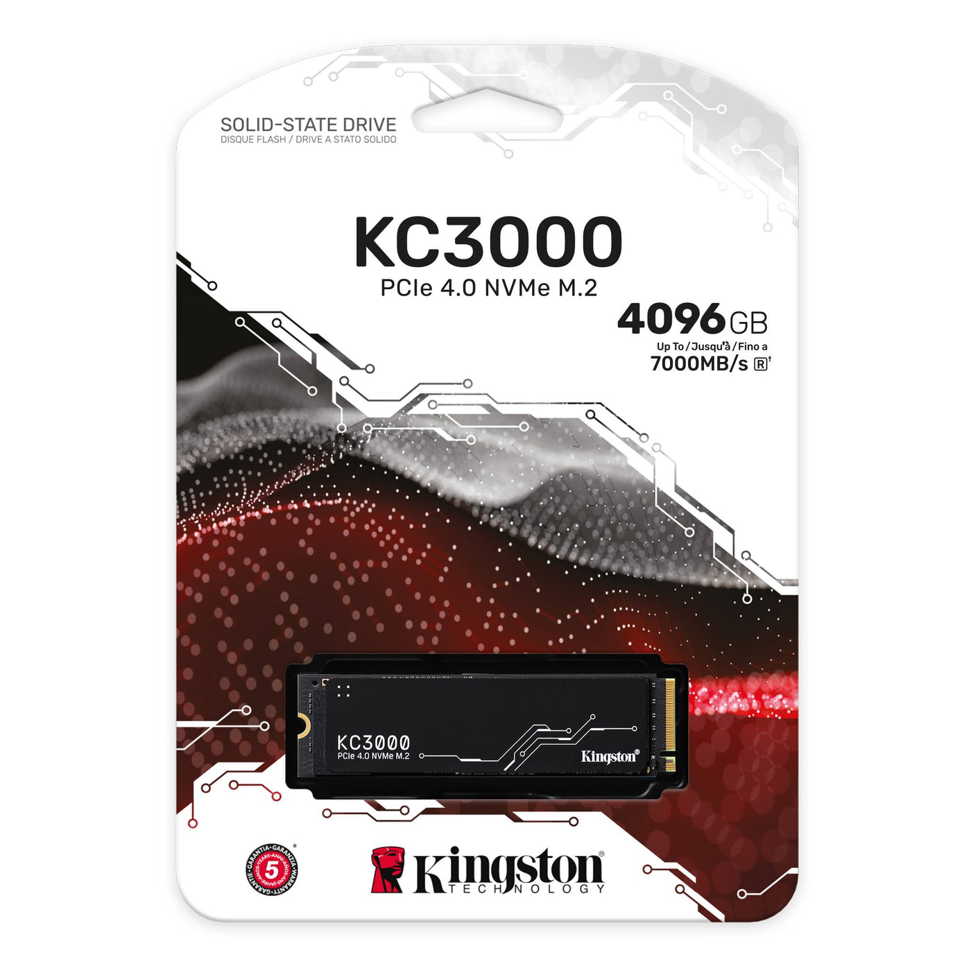 Unidad en estado solido Kingston KC3000 M.2 2280 PCIe Gen 4.0 NVMe - Achorao