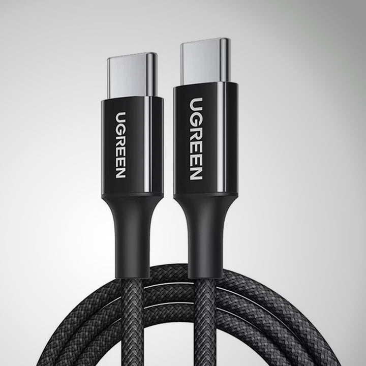 Cable de carga UGREEN 3A Tipo C a C 60W L501 Black