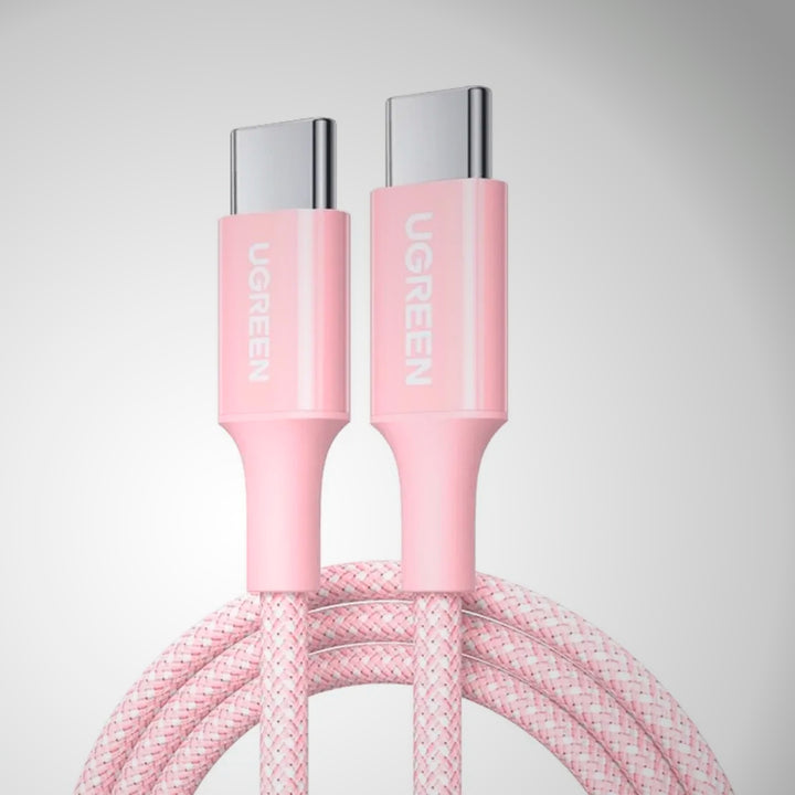 Cable de carga UGREEN 3A Tipo C a C 60W L501 Pink