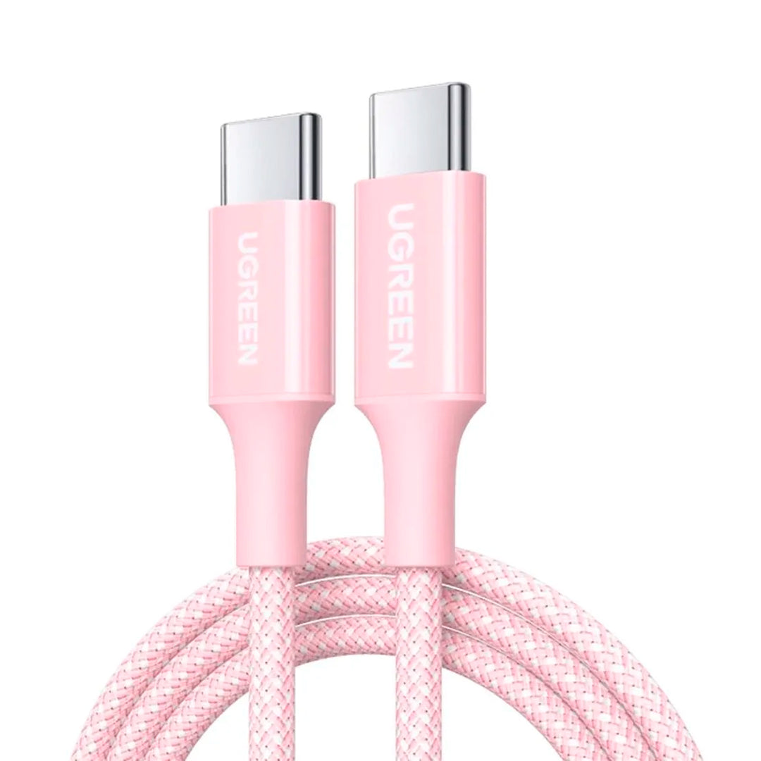 Cable de carga UGREEN 3A Tipo C a C 60W L501 Pink