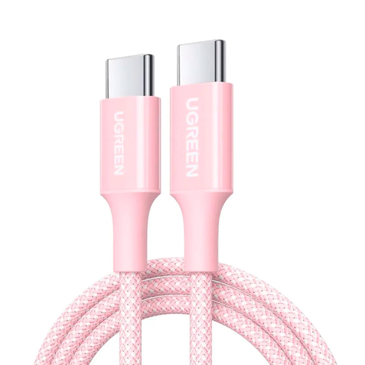 Cable de carga UGREEN 3A Tipo C a C 60W L501 Pink